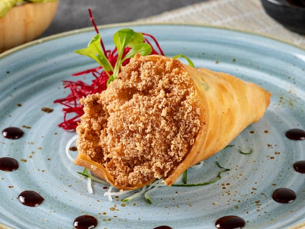 Temaki salmão croc